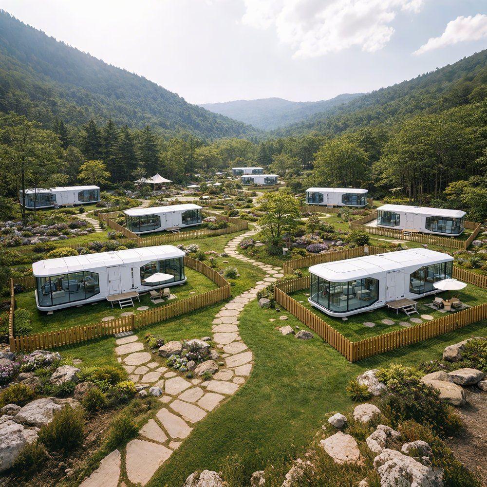 Space Capsule House pour les projets de villégiature et d'hébergement