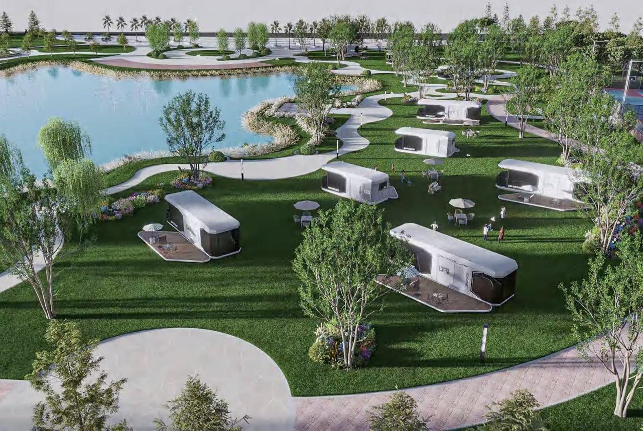 Space Capsule House pour les projets de villégiature et d'hébergement
