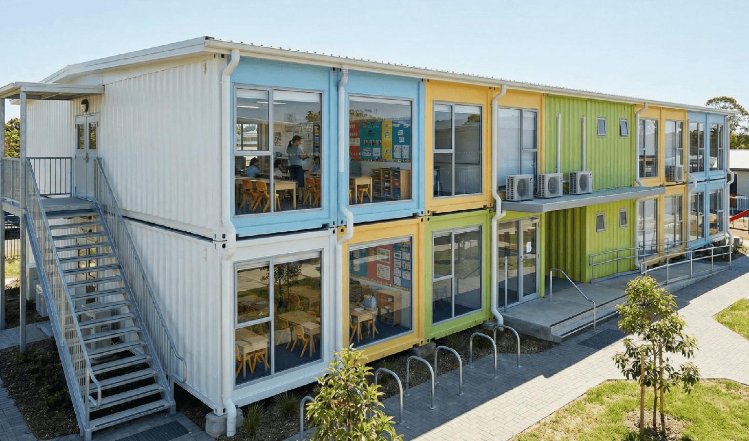 Bâtiments scolaires modulaires - Solutions éducatives rapides et flexibles
