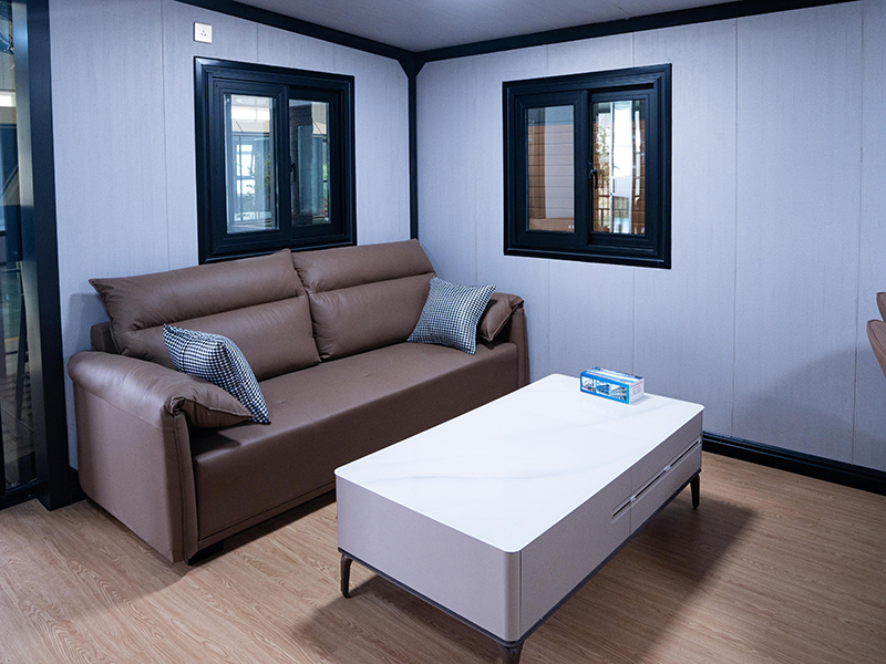 Maison extensible de 20 pieds avec extension à deux ailes(Image5)